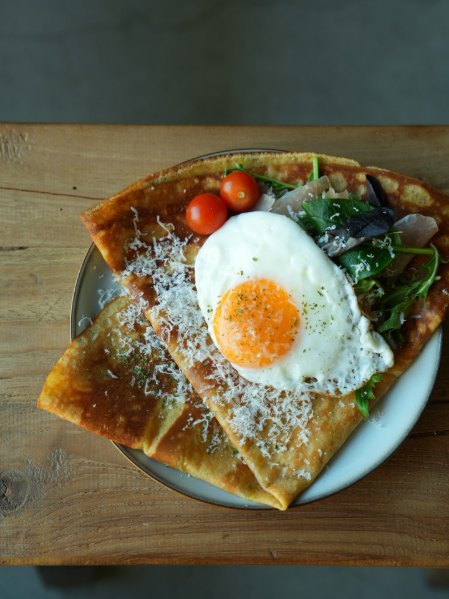 チーズ野菜クレープ